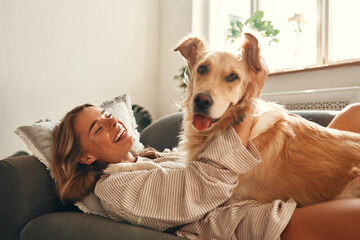 Woman at home