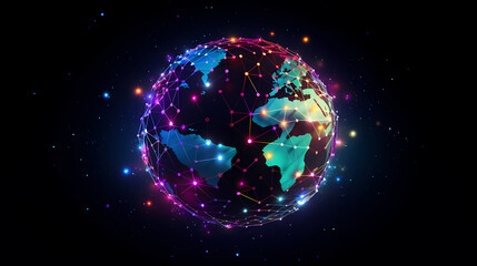 Global network connection concept