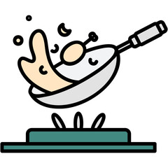 Frying Pan Illustration