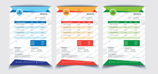 Invoice Design Template