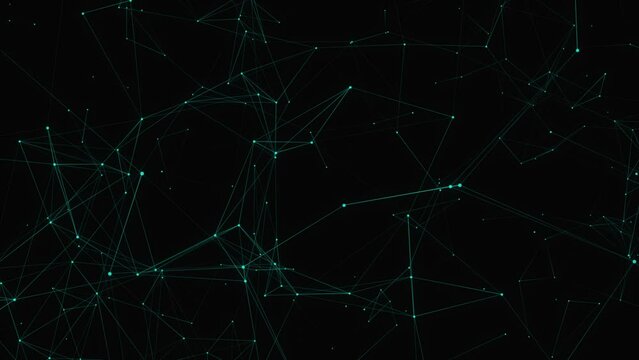Illustration  abstract background with connected line and dots, Futuristic digital background for Business Science and technology  animated particle plexus bacground.