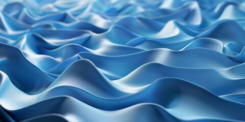 Obraz premium The image is of a blue ocean with waves