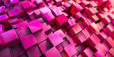 A pink background with pink blocks
