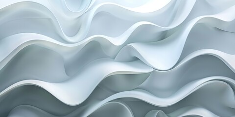 Fototapeta premium The image is a white wave with a lot of detail