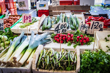 A Cornucopia of Fresh Market Vegetables Awaits Shoppers