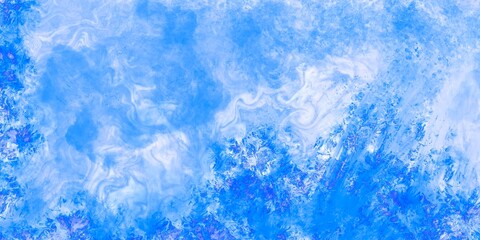 blue water  effect white clouds' background vintage shiny art canvas space for text live high resolution winter pattern celebration banner use wallpaper image 