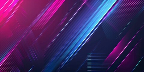 A colorful, abstract background with blue and pink stripes - stock background.
