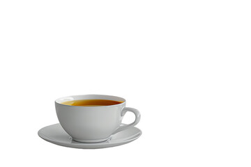 Cup of coffee and tea isolated on a background