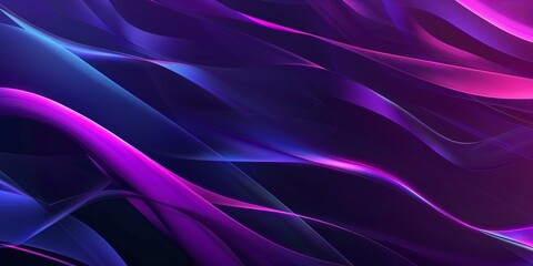Obraz premium A purple and blue wave pattern with a purple and blue background - stock background.