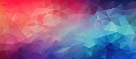 Obraz premium A vibrant and dynamic abstract background featuring an array of colorful triangular shapes. The design is modern and trendy, suitable for fashion prints and interior design.
