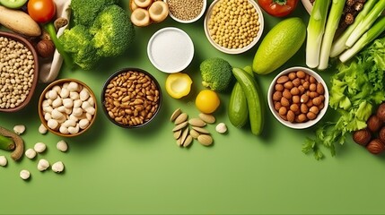 Vegetarian healthy diet concept