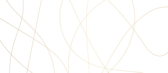 Random chaotic lines abstract geometric pattern. vector textrue 3d illustration. geometric design created using light gold digital net web line tecnology. white color in backdrop.	 - obrazy, fototapety, plakaty