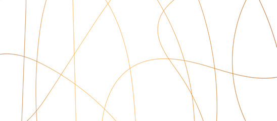 Random chaotic lines abstract geometric pattern. vector textrue 3d illustration. geometric design created using light gold digital net web line tecnology. white color in backdrop.	
