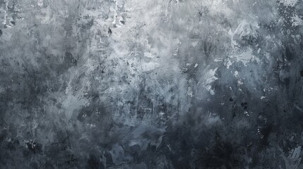 Abstract gray and black textured background for creative designs. Rough and smooth surface patterns for artistic backgrounds. Monochromatic painted texture with depth and contrast.