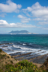 Paisaje en la costa de Tarifa, España