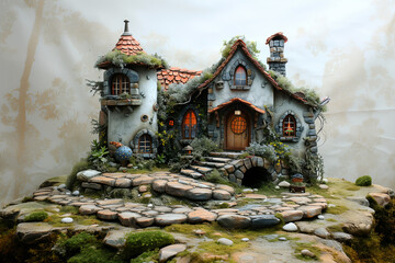 Fototapeta premium Enchanted Fairytale Castle