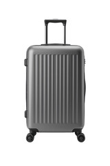 Fototapeta premium color suitcase isolated on white