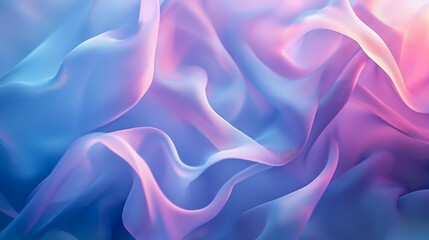 Fototapeta premium Satin Swirls in Ethereal Blues – Perfect for Romantic Occasions