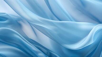 Obraz premium Refined Blue Satin Texture – Luxurious Background for Fashion Photography