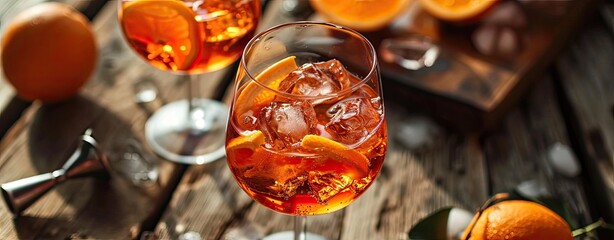aperol spritz, web banner format,
