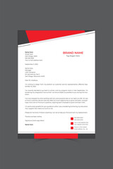 Letterhead design template