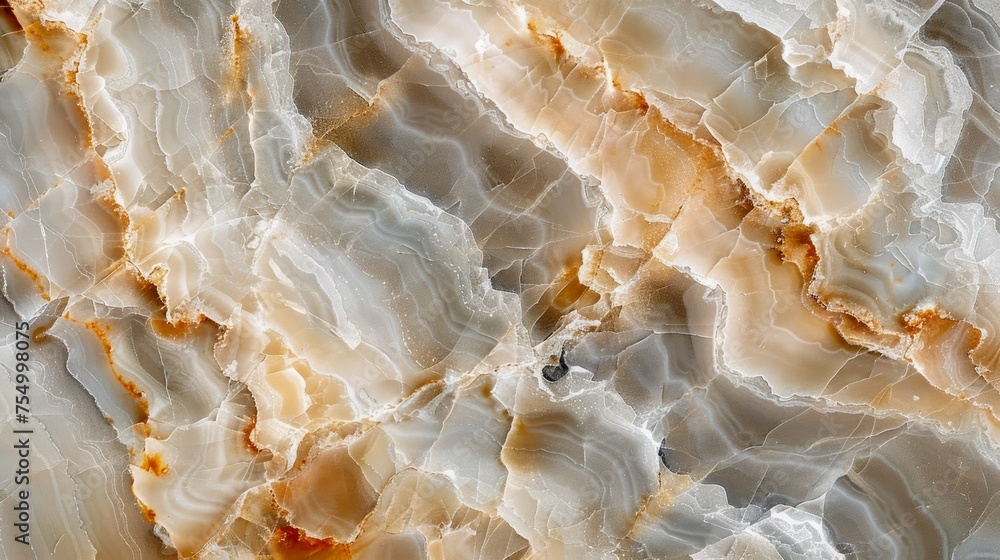 Poster abstract natural marble texture background with intricate golden and white patterns for elegant desi