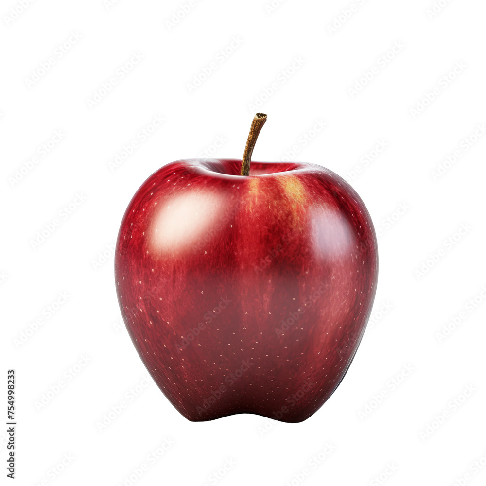 Canvas Prints red apple isolated on white