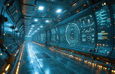 Design a futuristic AI themed background image. AI and futuristic innovation.