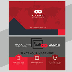 Modern Unique Business Card Design Tamplate