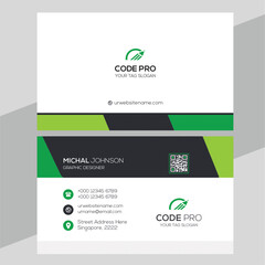 Modern Unique Business Card Design Tamplate