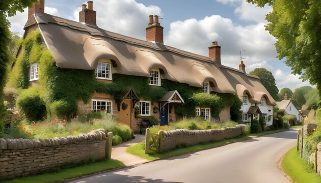 Paint A Picture Of A Quaint English Village With T