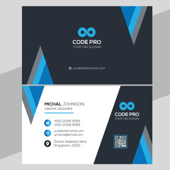 Modern Unique Business Card Design Tamplate