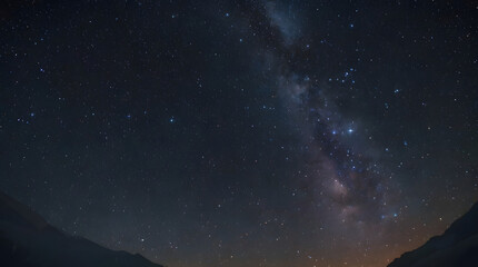 Obraz na płótnie Canvas Starry Space Fantasy with Planets and Stars