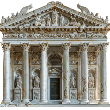 facade of ancient buildings
