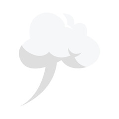 Smoke explosion effect. Hand drawn manga comic effect.