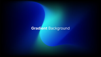 Dark grainy color gradient wave background