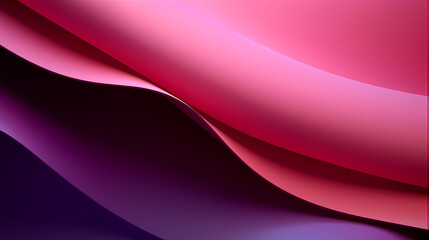 Curved surface with copy space, elegant 3D gradient background