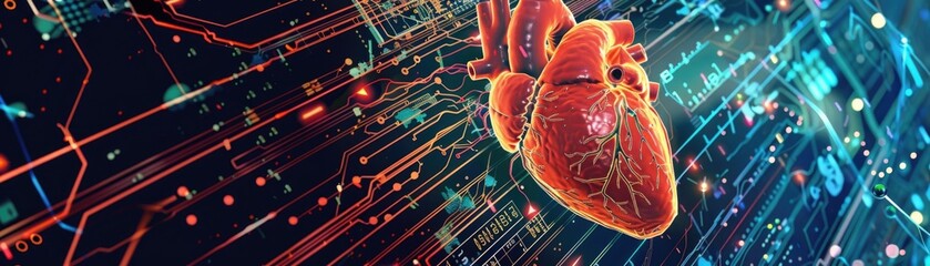 Electronic heart circuits meeting biology
