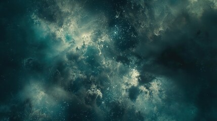 a space filled with stars and clouds in the middle of a night sky with stars and clouds in the middle of the night sky.