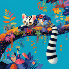 Madagascar Animal Festival, National Geographic - obrazy, fototapety, plakaty