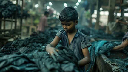 Child labor exploitation in Asia, Children's Day.