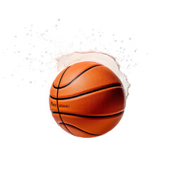 Fototapeta premium basketball ball isolated on white