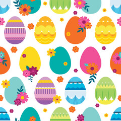 Easter egg seamless repeat pattern