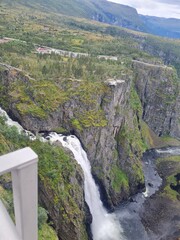 waterfall in the mountain