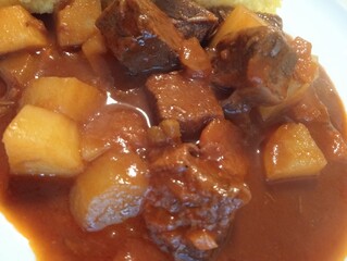 stew with potatoes