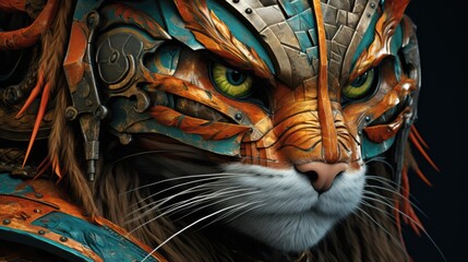 Ancient cat warrior