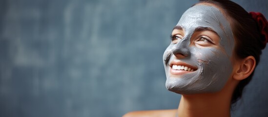 Portrait of a Woman Embracing Her Beauty During a Relaxing Facial Mask Treatment