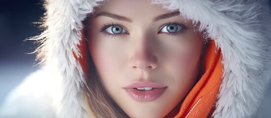 Mysterious Woman Donning a Hoodie and Scarf in Urban Setting with Moody Vibes