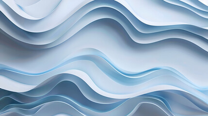Curve geometry stripe, minimal background, 3d rendering. Computer digital drawing,Beautiful Abstract background with smooth lines in blue and white colors. Modern Abstract background with smooth wavy
