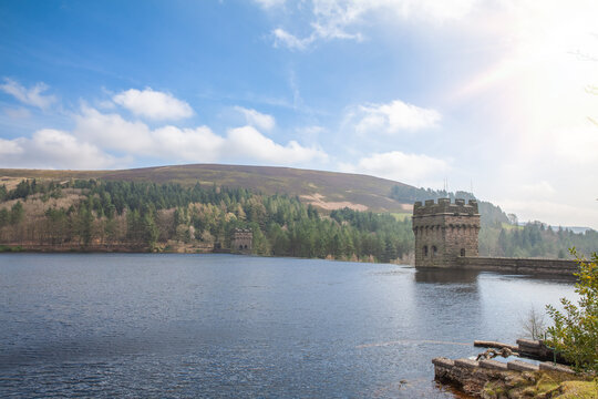 Derwent Dam reservior Peak Distract UK